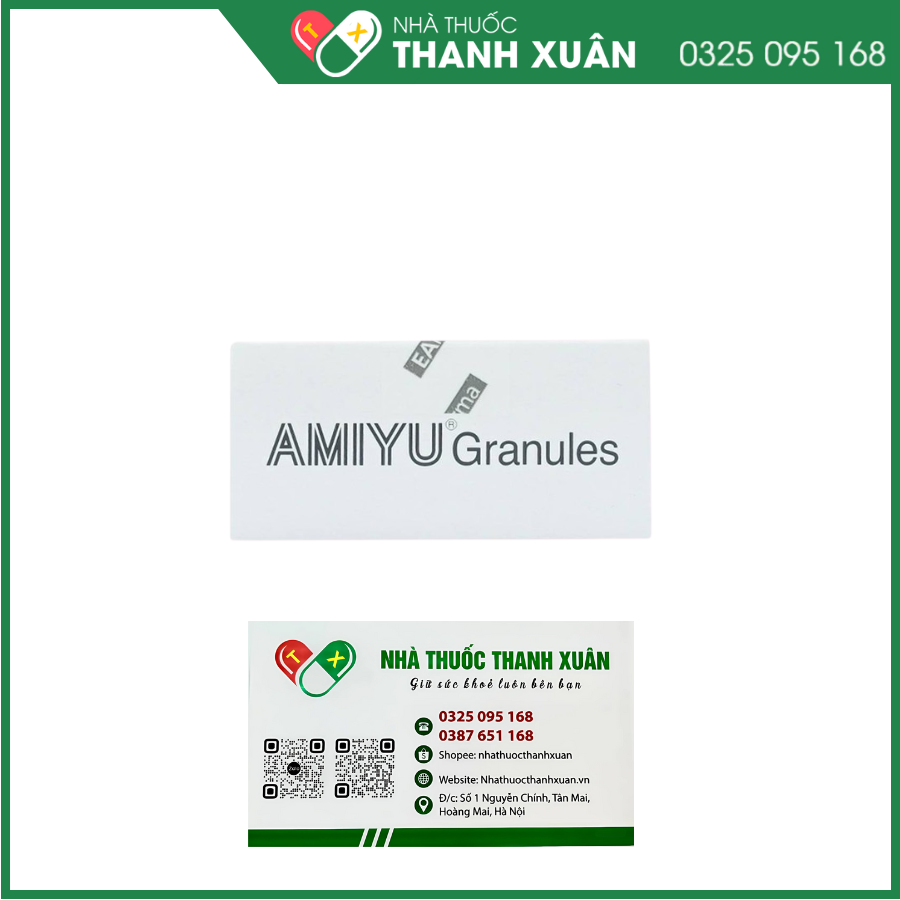 Thuốc cốm AMIYU Granules cung cấp các acid amin trong suy thận mạn tính